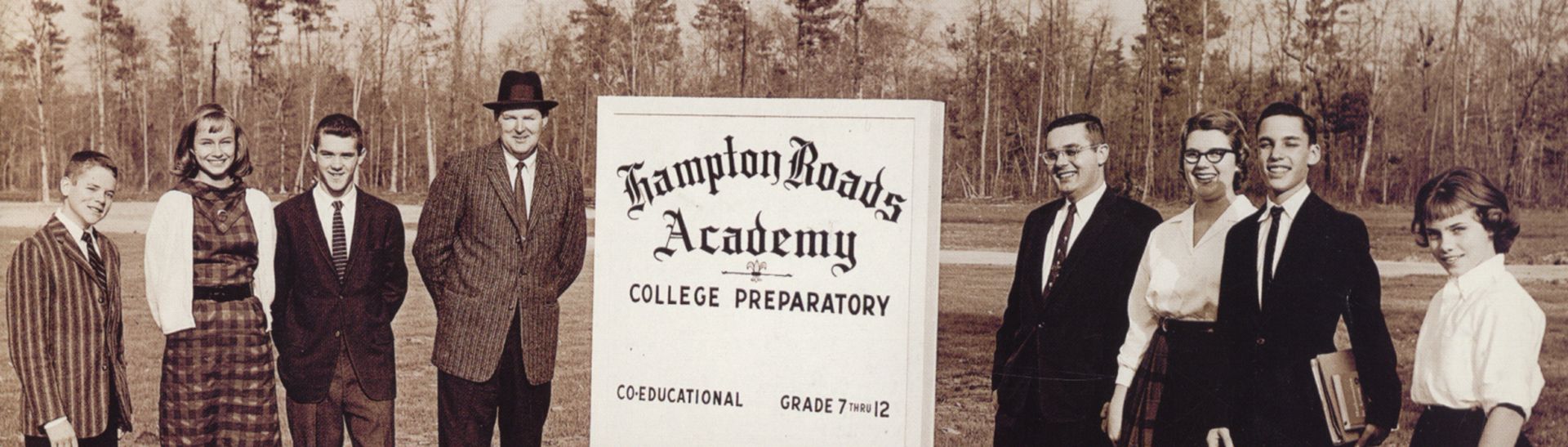 hampton roads academy opening sepia photo