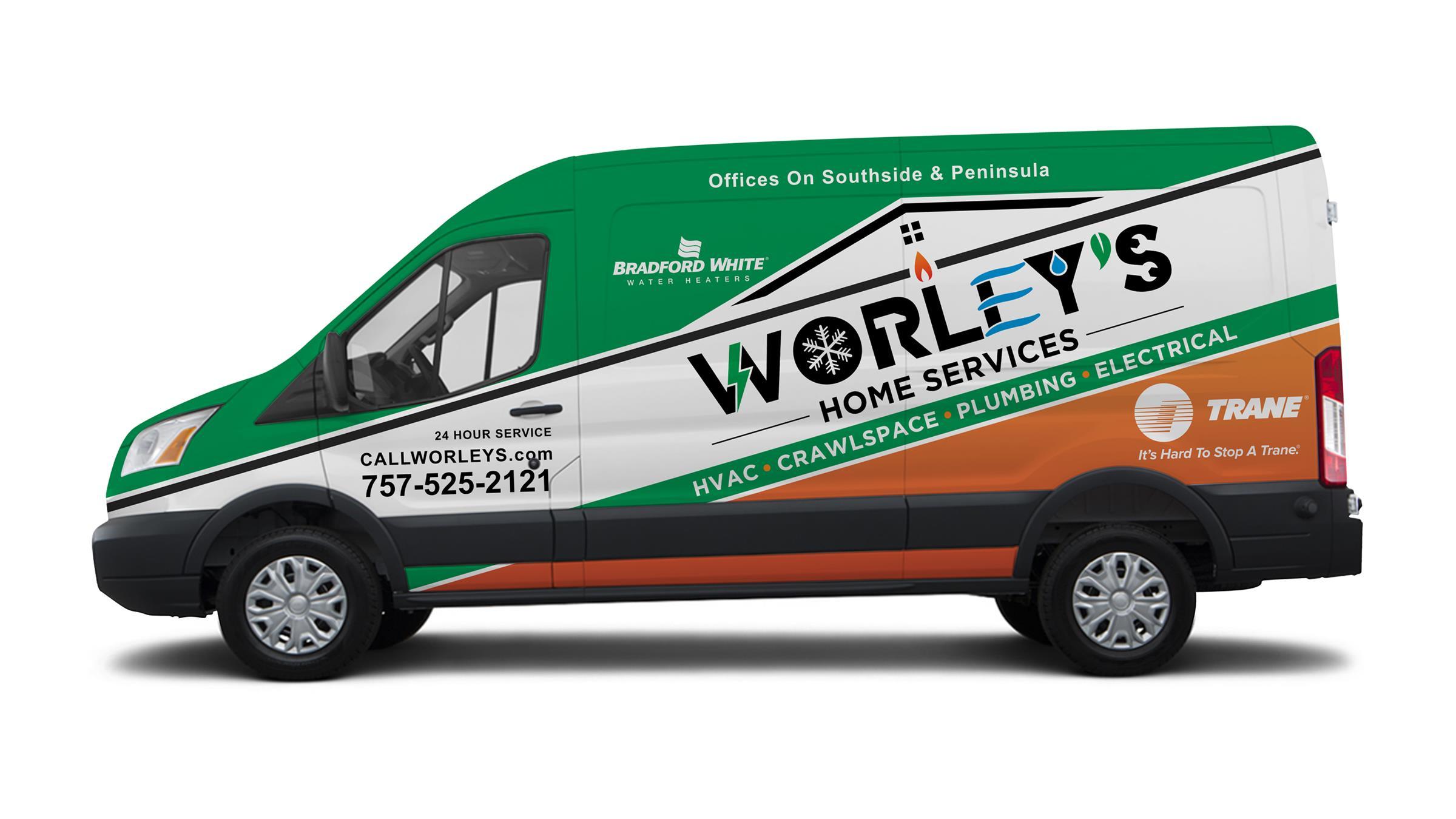 worleys home services van photo