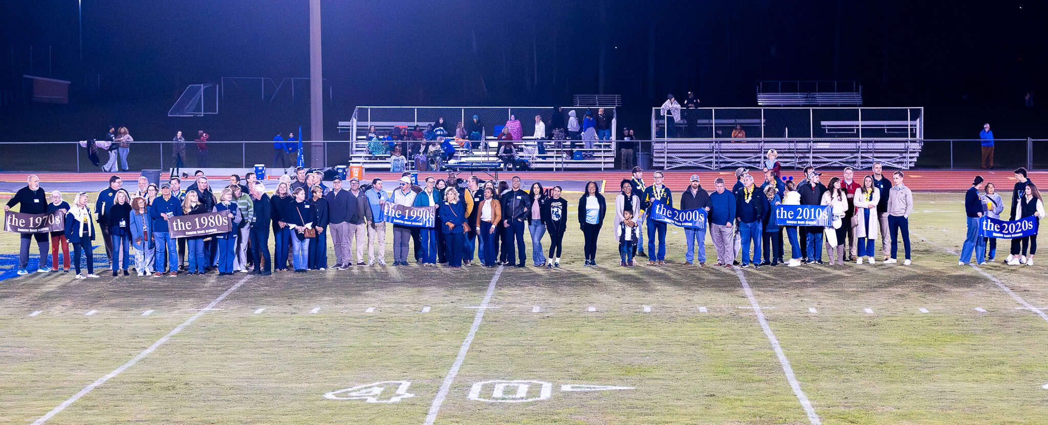 HRA alumni halftime lineup at Homecoming 2025