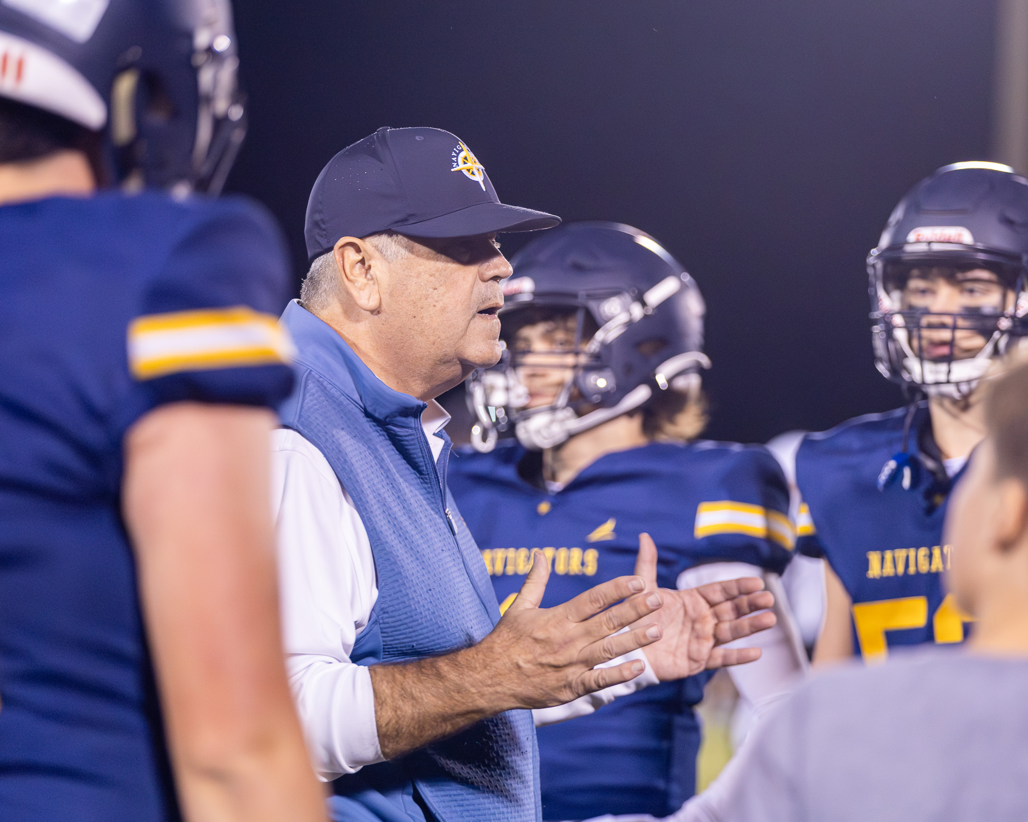 HRA varsity football coach David Legg '80