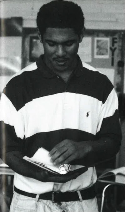 Dan White '95 on HRA's forensics team