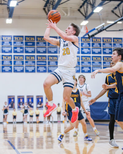 HRA varsity boys basketball player Graham Hutchens '27