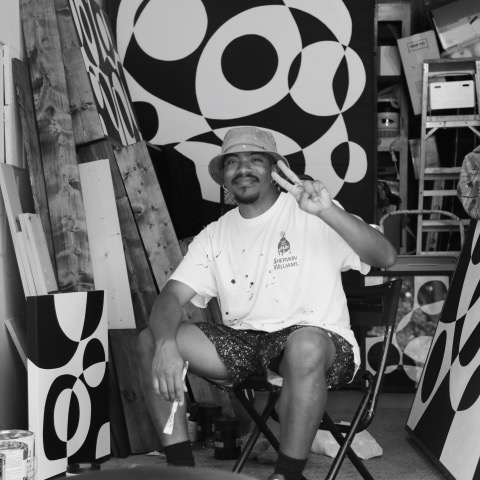 Contemporary artist and longtime supporter of HRA Dathan Kane