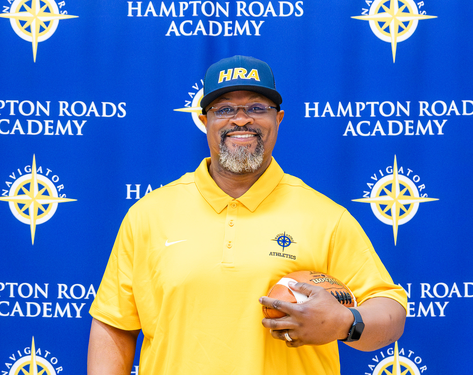 Incoming HRA varsity football Head Coach Rodney Taylor