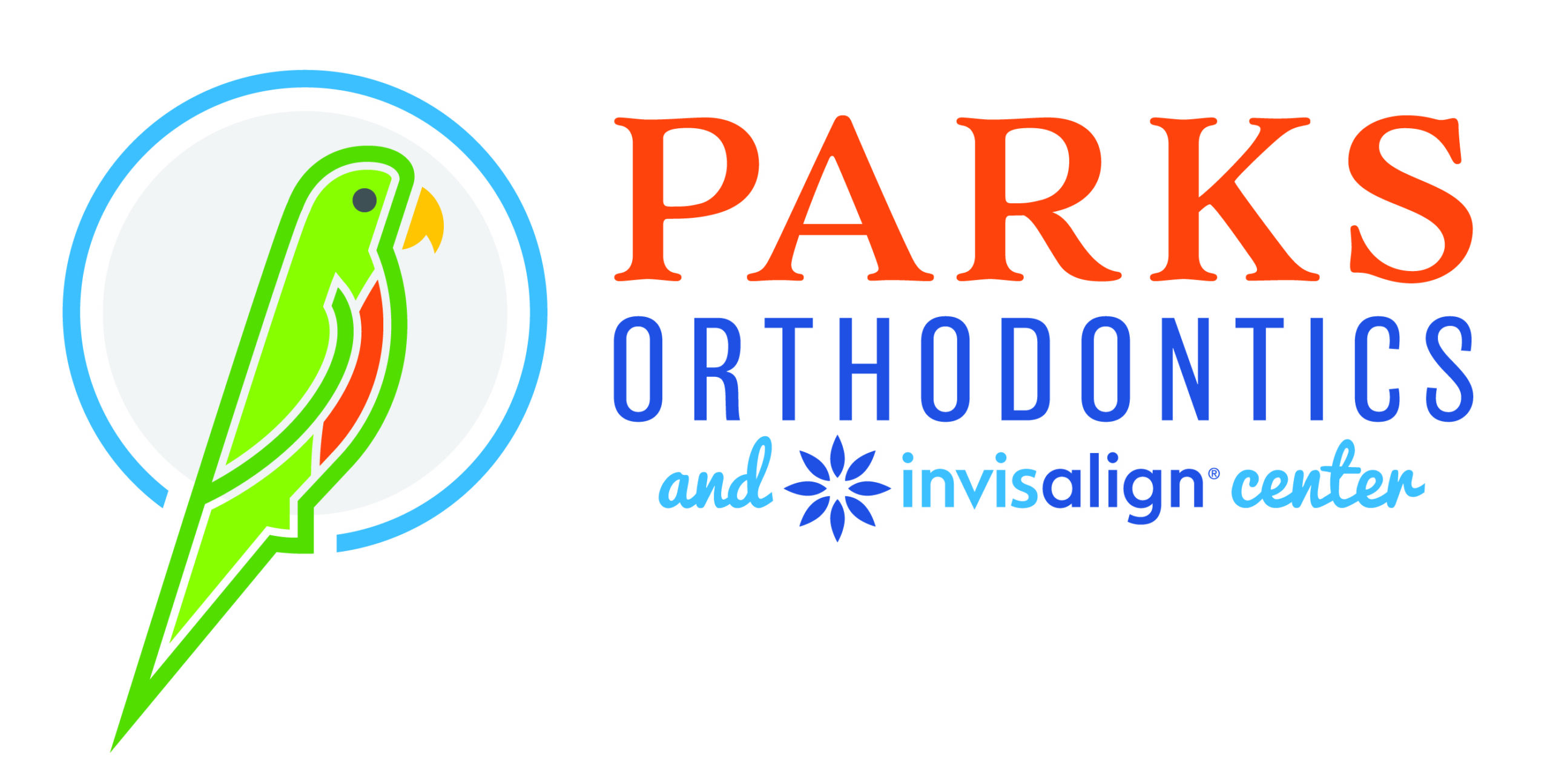 Parks Orthodontics logo Parks Orthodontics and InvisAlign Center