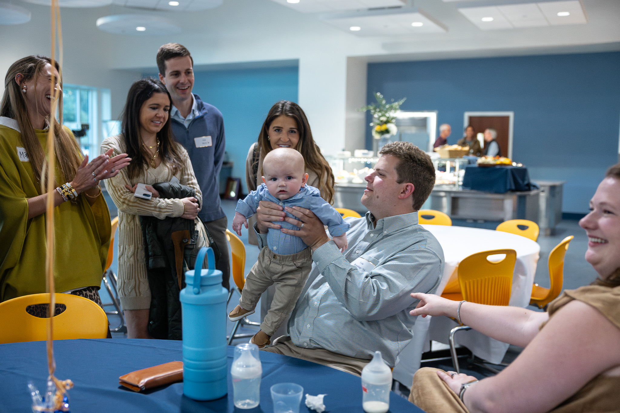 Attendees at HRA's 2025 on-campus reunion party reveal their new baby