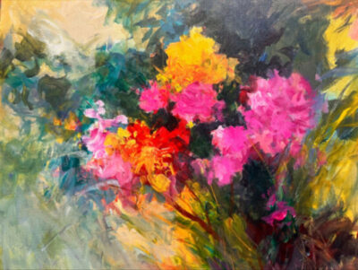 Gloria Coker, A Touch of Nature (acrylic on canvas)