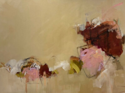 Liz Valentine, Fall Fits (mixed media – acrylic, charcoal, pastel, and oil)