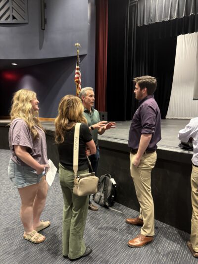 Students and parents get a window into the HRA College Counseling Office's close partnership with admissions officers during the Junior College Program
