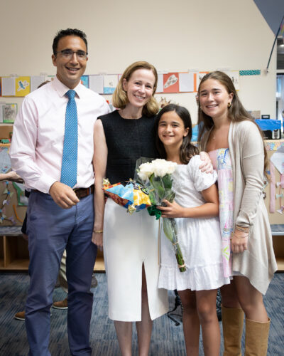 The Sablan family posing after the 2026 HRA Fourth-Grade Gateway Program