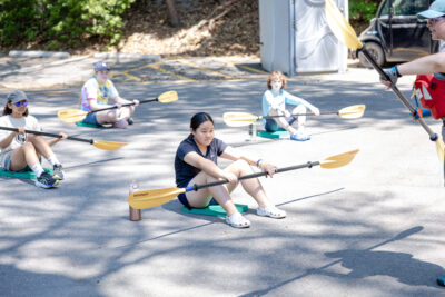 HRA seventh graders complete kayaking training during their May 2026 field trip to Mariners' Lake