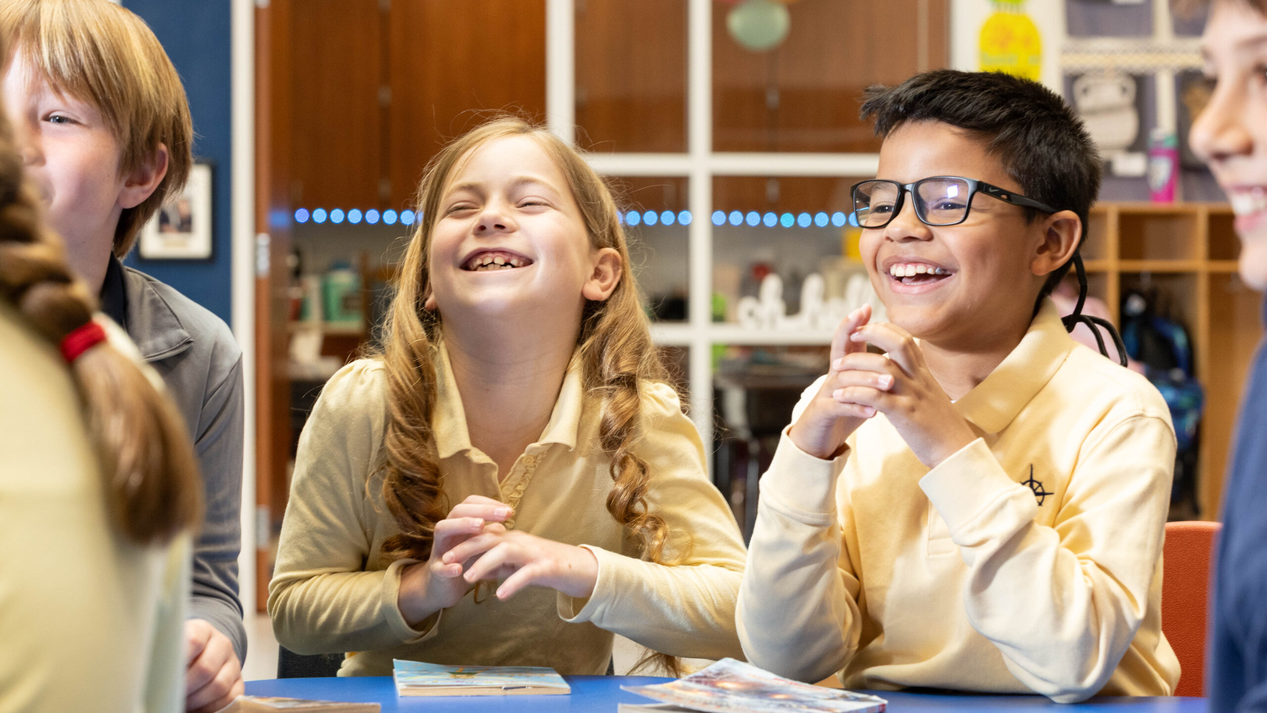 HRA Lower School students smiling