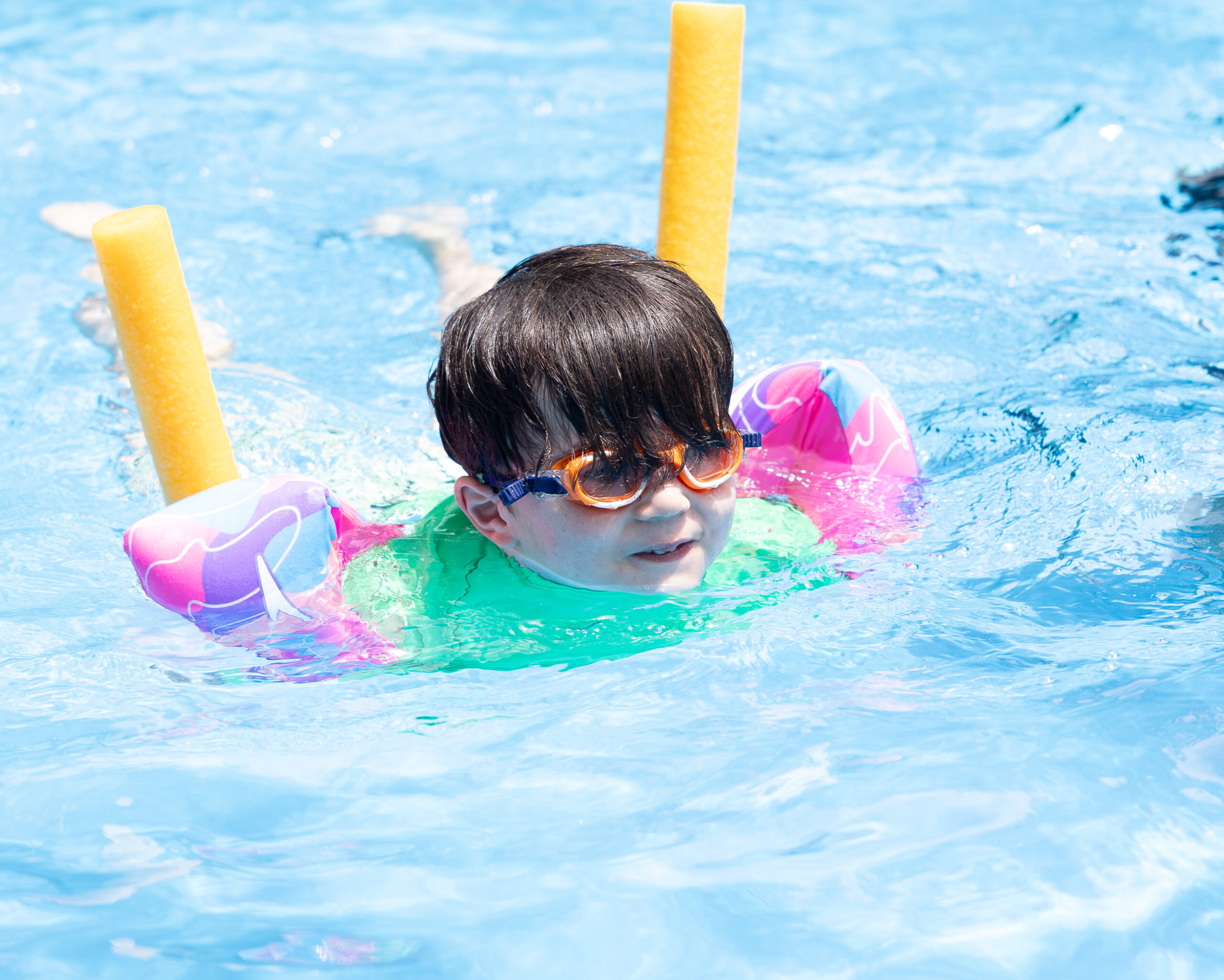 HRA camper in the pool in summer 2026
