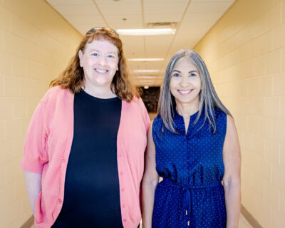 HRA science teachers Marcy Ouellette and Dr. Maribel Gendreau, authors of the innovative "Growing Futures" curriculum